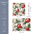thumbnail image 2 of Yayeee Toggle Light Switch Wall Plate 2-Gang 4.56"x4.48" Decorative Outlet Cover, Apples Flower Pattern, 2 of 7