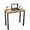 Teak Black, variant on Soges 31.5" Desk Small Desk Computer Desk Home Office Table Laptop Desk Writing Desk Study Table Teak Finish