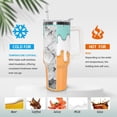 thumbnail image 2 of 30 Oz Tumbler with Handle and Straw Insulated Double Walled Stainless Steel Travel Mug Gift Box Reusable Tumbler Coffee Travel Mug for Office Portable Insulated Beer Cup for Hot & Cold Drinks, 2 of 6