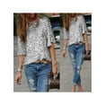 thumbnail image 5 of Fashion Women Glistening Sequin Slim Shirt Tops Casual Blouses Women T Shirts, 5 of 5