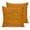 Ginger yellow, variant on Vintage Pink Pillow Covers 16x16 Set of 2, Modern Farmhouse Textured Rustic Throw Pillow Covers Decorative Couch Cushion Cover, Microfiber Soft Square Pillowcases for Bedroom Living Room Sofa