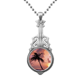 thumbnail image 1 of Ocean Sand Beach Boat Tree Foto Colgante Joyería Música Guitarra Torque Star Moon Unbranded M, 1 of 3
