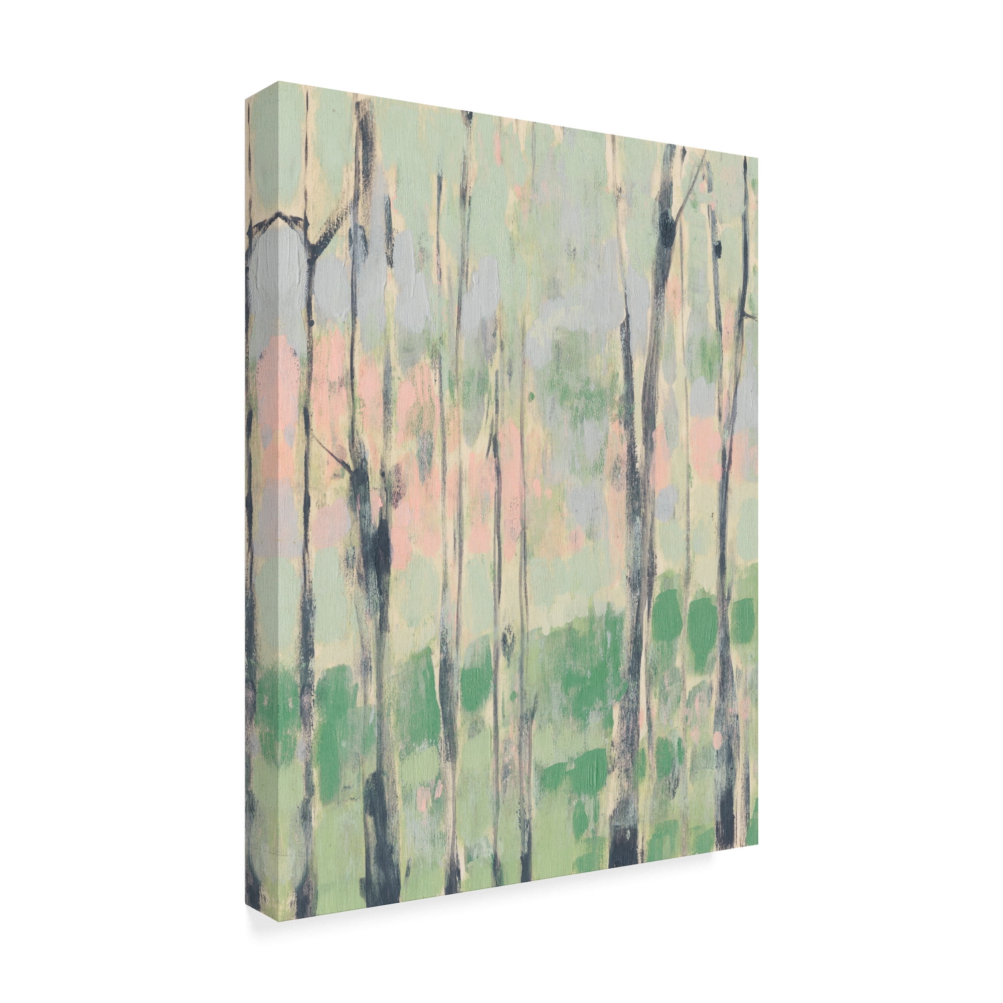 Trademark Fine Art 'Pastels in the Trees I' Canvas Art by Jennifer Goldberger