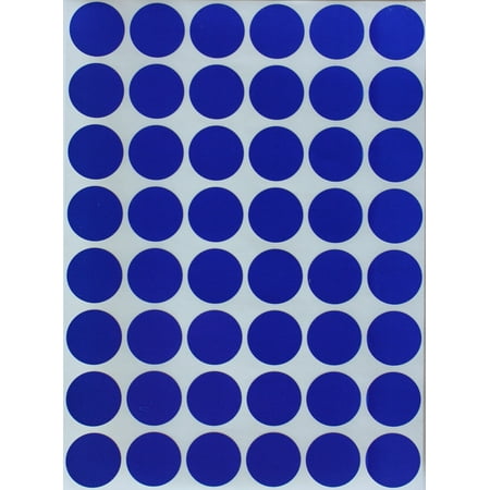 Blue Dot Sticker approximately ~ 3/4