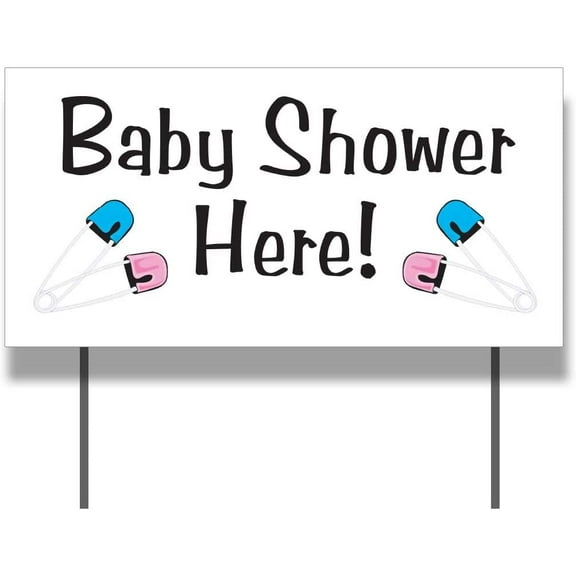 Victory Store Baby Shower Yard Sign, 12" x 24"