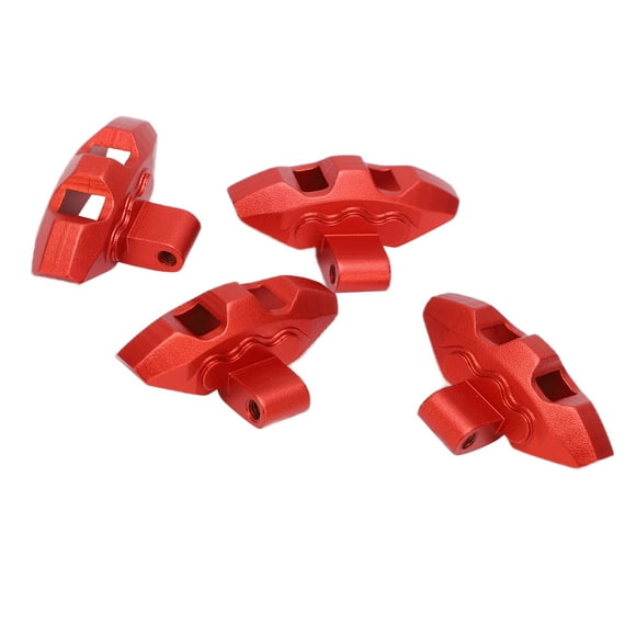 4PCS RC Replica Brake Calipers Aluminum Alloy Brake Calipers for TRAXXAS UDR 1/7 RC CarRed