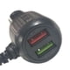 thumbnail image 5 of Speravity Cargador de coche 2 en 1 para cámara de salpicadero, doble USB desmontable, carga rápida, portátil, tableta, encendedor automotriz, Cámaras de salpicadero de coche, 5 of 6