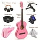 thumbnail image 2 of Guitarra clásica de madera de 30" con estuche y accesorios para niños/niñas/niños/principiantes (rosa), 2 of 5