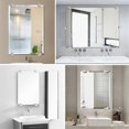 thumbnail image 4 of 8 Pcs Mirror Clip Set Mirror Holder Clips Alloy Mirror Holders For Walls Fixed Fitting For 3-5mm Th, 4 of 5