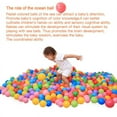 thumbnail image 2 of 100pcs Colorful Plastic Ball Pit Balls Crush Proof Ocean Ball Kids Toy Games, 2 of 7