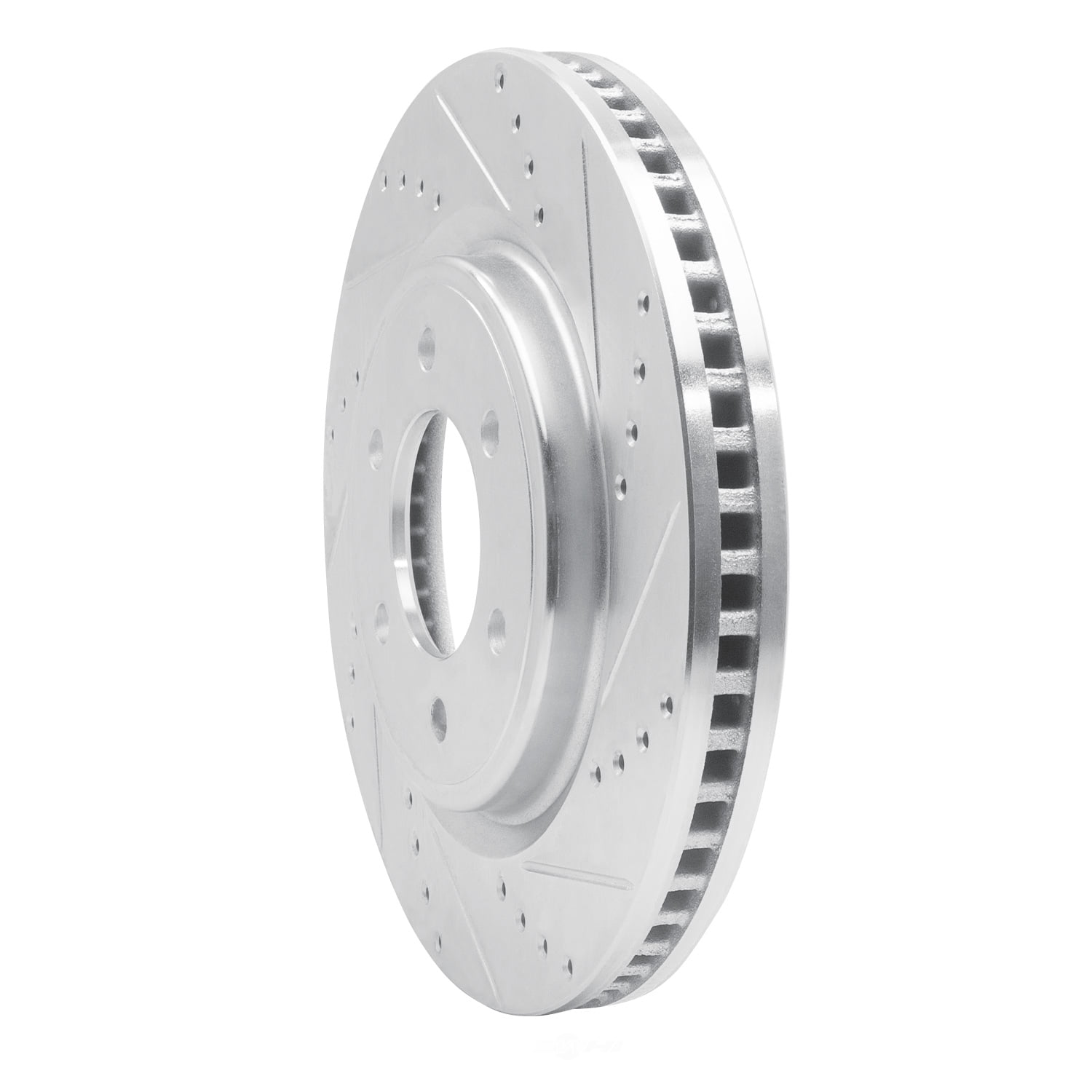 Dynamic Friction Company 631-54287R DFC Brake Rotor - Drilled And Slotted - Silver