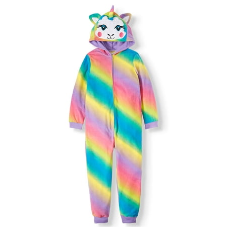 dream life - Dream Life Girl's Rainbow Llama Pajama Onesie ...