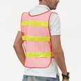 thumbnail image 5 of Yaoyar Mens Reflective Sleeveless Tees High Visibility Safety Construction Site Traffic Night Work Outdoor Protective Sleeveless Shirts Utility Workwear Industrial Safety Tank Top,Red,Free Size, 5 of 8