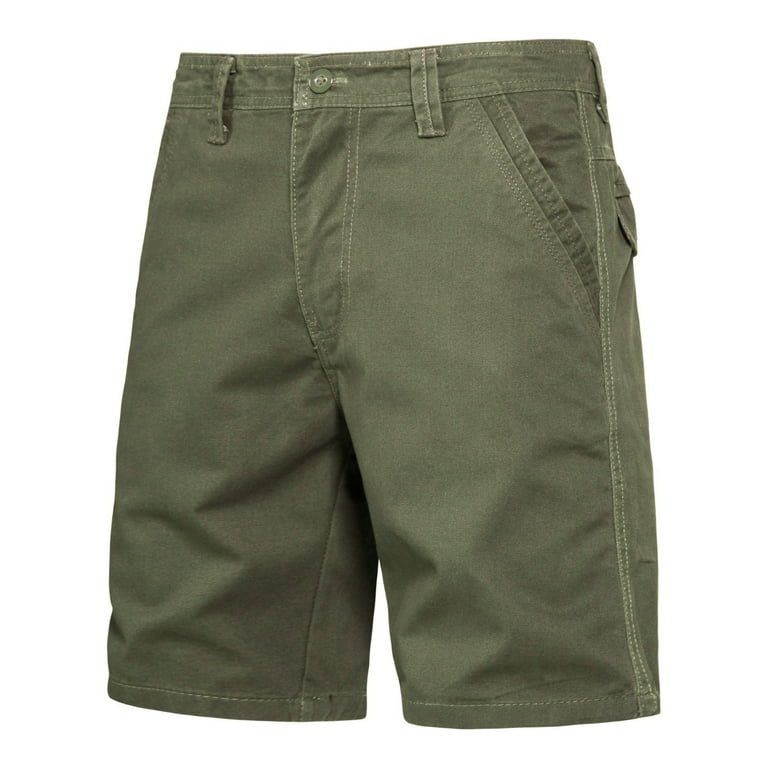 Pmuybhf Mens Cargo Shorts Size 36 Stretch Waist male Summer Cargo Pants Solid Color Pocket Tether Plus Size Wash Shorts 31 Mens Jeans Slim Fit, Men's