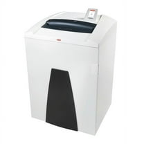 Securio by HSM P44i 78-Sheet Strip-Cut Shredder, 40-7/16"H x 27-5/8"W x 23-5/16"D, White