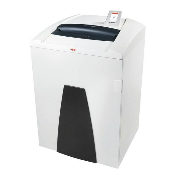 Securio by HSM P44i 78-Sheet Strip-Cut Shredder, 40-7/16"H x 27-5/8"W x 23-5/16"D, White