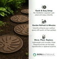 thumbnail image 5 of Garden Central 4 Pack 18" x 18" Tropical Leaf Decorative Stepping Stones, Brown, 5 of 8