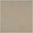 thumbnail image 6 of Antique Beige Blackout Faux Silk Taffeta Curtain (1 Panel), Antique Beige, 50W X 96L, 6 of 6