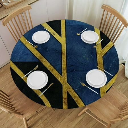 

BCIIG Modern Table Cover Stain Resistant Tablecloth Dining Parties 100% Polyester Fiber 42-46