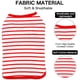 thumbnail image 3 of Paquete de 2 camisetas para perros, camisas suaves y frescas, chalecos a rayas sin mangas, ropa transpirable para cachorros y gatos, rojo, negro, 3 of 6