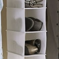thumbnail image 4 of Mainstays 10 Compartment Closet Organizer, 10-Shelf Shoes and Other Accessories Hanging Organizer, White for Adult, 4 of 9