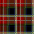 thumbnail image 2 of Grey, Jace 26x26 Gold Ornate Wood Framed with Double Matting Museum Art Print Titled - Red Black Blue Plaid, 2 of 4