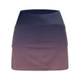 thumbnail image 4 of GEWSEY Skorts for Women with Pockets High Waist Tummy Control Women's Yoga Shorts Dressy Casual Athletic Tennis Mini Skirts Light Purple, S, 4 of 5