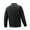 Black-A, variant on IYTR Mens Plus Size Jacket Solid Color Long Sleeve Zipper Stand Collar Jacket Loose Plus Velvet Jacket Winter Coat with Pockets Black L