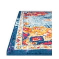 thumbnail image 6 of Unique Loom Parker Collection Area Rug - Kokulu (7' 10" Square Multi/Blue), 6 of 7