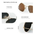 thumbnail image 5 of Polarized Sunglasses for Women and Men, Retro Hexagon Style Glasses with UV Protection Trendy Metal Frame, 5 of 7