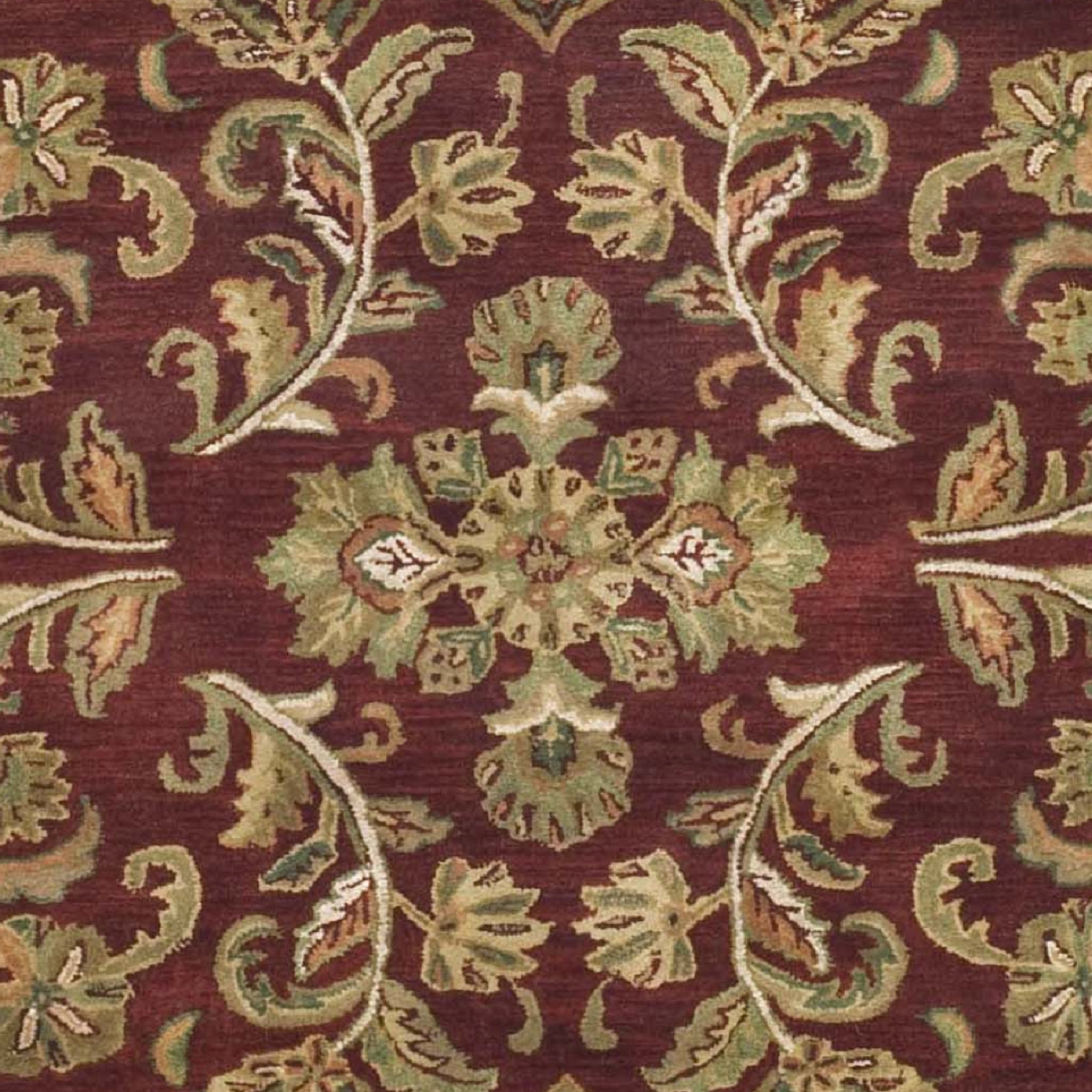 SAFAVIEH Heritage Ainsley Traditional Wool Runner Rug, Red/Gold, 2'3" x 12'