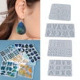 thumbnail image 2 of Ometry Earring Silic Mold Resin Mold With Hole For Diy Crafts, 2 of 5