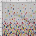 thumbnail image 1 of oneOone Cotton Poplin Fabric Chevron & Brush Stroke Panel Print Sewing Fabric BTY 56 Inch Wide, 1 of 3
