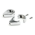 thumbnail image 1 of Krator Kit de Pince de Fourche de Relocalisation de Clignotants Chromés 39mm Compatible avec Honda Shadow Sabre VT 700 750 1100, 1 of 5
