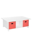 thumbnail image 1 of RiverRidge® Home 6-Cubby Storage Activity Table in White for Kids with 2-Piece Bins, 1 of 4