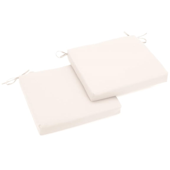 20-inch by 19-inch Twill Chair Cushion (Set of Two)