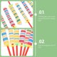 thumbnail image 4 of 6pcs Paper Sword Flickers Funny Toy Party Favor Gift Prizes For Kids Children (Random Color), 4 of 4