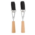 thumbnail image 3 of Pull Up Handles Grips, 1 Pair Muscle Building Wooden Pull Up Grips  For Workout For Gym, 3 of 8