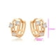 thumbnail image 2 of Hermosas Arracadas Dama Caladas Swarovski Oro 18K Laminado dorado Unitalla, 2 of 7