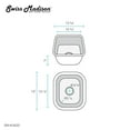 thumbnail image 4 of Toulouse 13 x 15 Stainless Steel Single Basin Undermount Kitchen Sink, 4 of 11