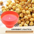 thumbnail image 5 of Popcorn Microwave Silicone Foldable Red Kitchen Easy Tools Diy Popcorn Bucket Bowl Maker with Lid, 5 of 5