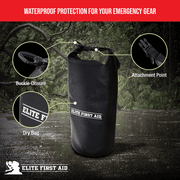 Elite First Aid and Emergency Essentials Kit, 143 Pieces – Comprehensive Survival Medical Supplies for Home, Car, Camping, Hiking, Travel, and Disaster Preparedness