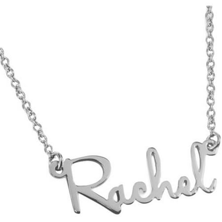 Sterling Silver Name Necklace - MonogramOnline Sterling Silver Mini Name Necklace