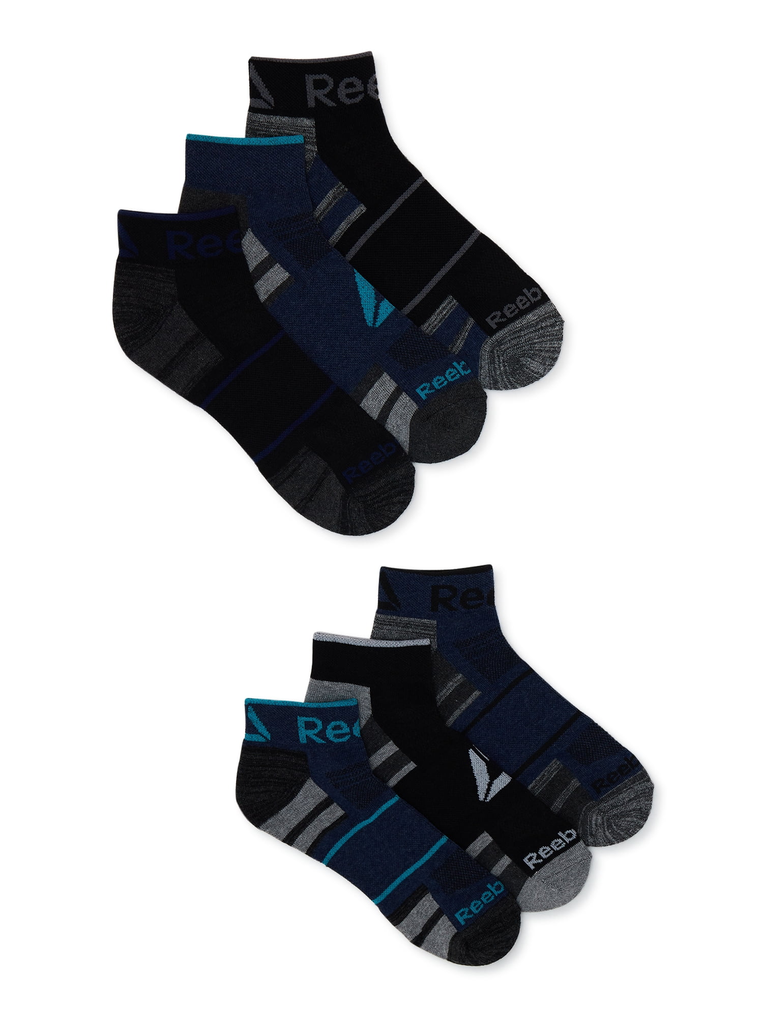 Reebok Men's Training Ankle Socks, 6Pack