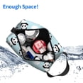 thumbnail image 6 of Goofa Cute Panda Bear Printed Toiletry Bag with Handle,Large Capacity Travel Makeup Cosmetic Bag for Women, Carry on Airport Airline Compliant Bag, 6 of 9