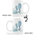 thumbnail image 3 of Watercolor Seahorse Mug Cup,Sea Life Seahorses Couple Ceramic Mug-11oz Coffee Milk Tea Mug Cup,Seahorse Lovers Gifts,Boys Men Students Kids Coworkers Gifts, 3 of 4