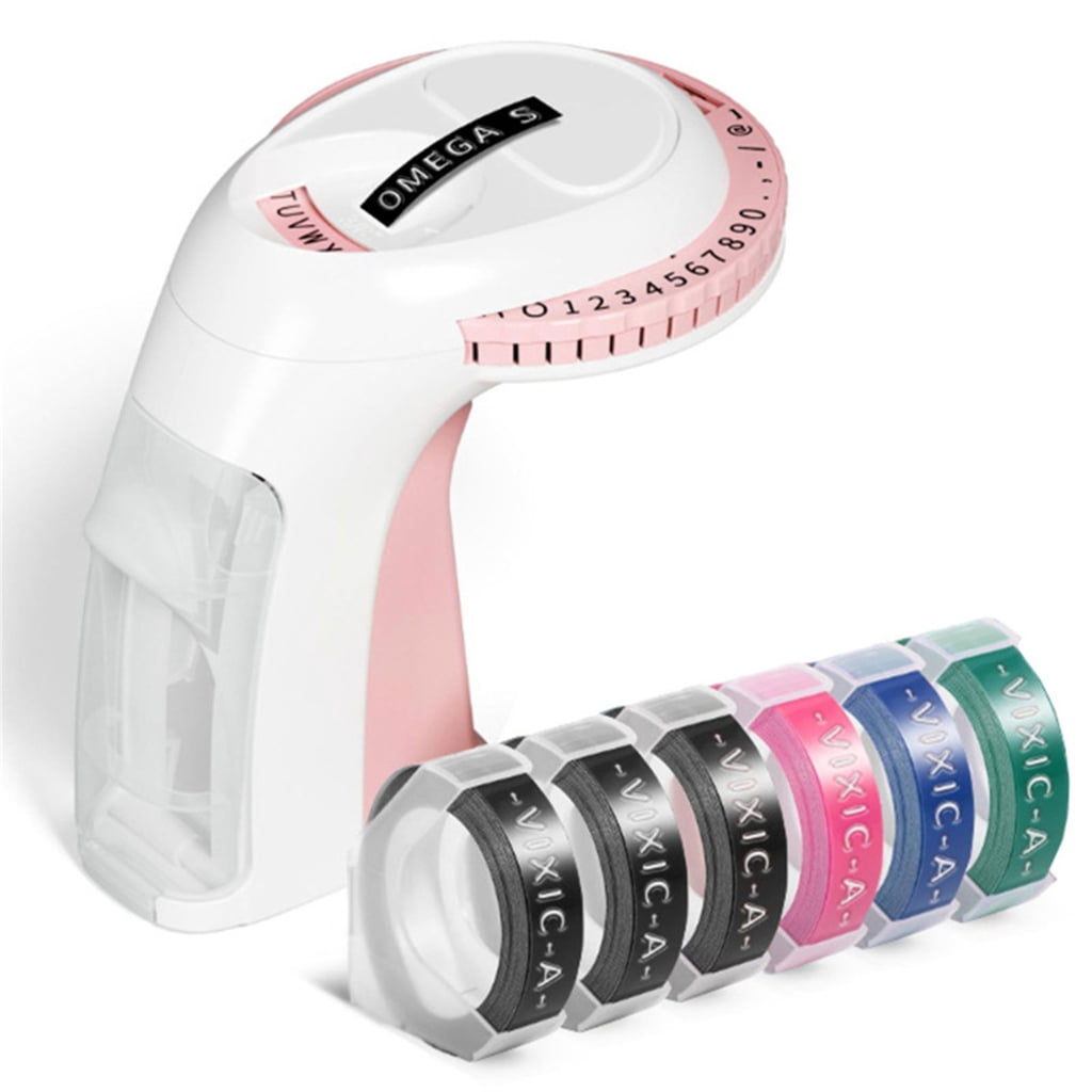 Embossing Device Portable Manual Press Label Maker Creative E975 Labelling Device for Home Office Use