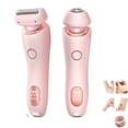 thumbnail image 2 of SUTENGDA Electric Razor  Facial Hair Removal for Women  2-in-1 Portable Double Head Shaver Razors Waterproof Wet & Dry Use  Painless Epilator at Home  Blue, 2 of 7