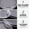 thumbnail image 4 of WASHWEPE Convenient Coin Cases Transparent Plastic 100Pcs 1.1X1.1X0.2In, 4 of 10