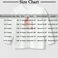 thumbnail image 3 of NAISIBABY Girls Long Sleeve T-Shirt, Cotton Comfortable Round Neck Cake Graphic Casual Tee White 7T, 3 of 5